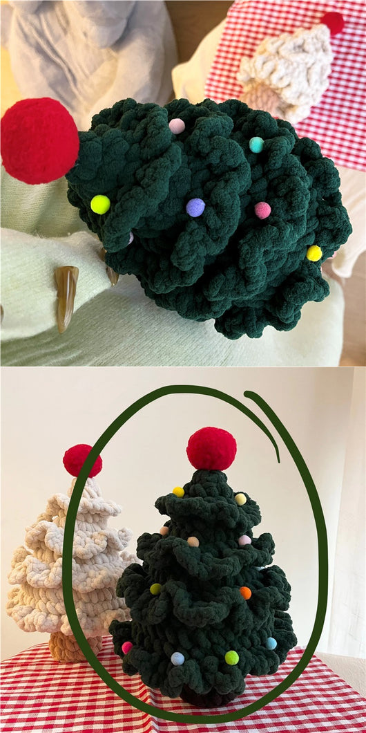Árbol de Navidad Tejido a Crochet - Decoración Festiva y Accesorio para Eventos - Image 6