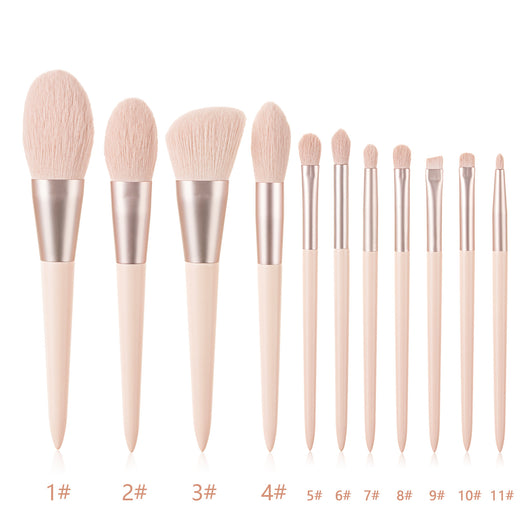 Set de 11 Brochas de Maquillaje Profesional Sonrisa Concubina - Image 8