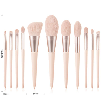 Set de 11 Brochas de Maquillaje Profesional Sonrisa Concubina - Image 15