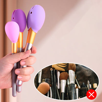 Funda Protectora de Silicona Antipolvo para Brochas de Maquillaje - Image 20