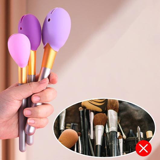 Funda Protectora de Silicona Antipolvo para Brochas de Maquillaje - Image 20