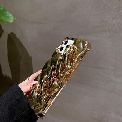 Funda para Celular con Cadena Dorada a Prueba de Caídas - Image 12