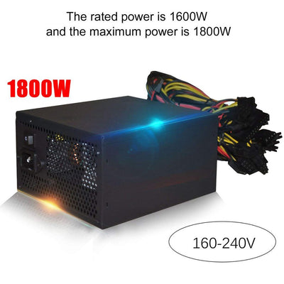 Fuente de Poder 2000W Multi-Canal Silenciosa para Minería y Gaming - Image 7
