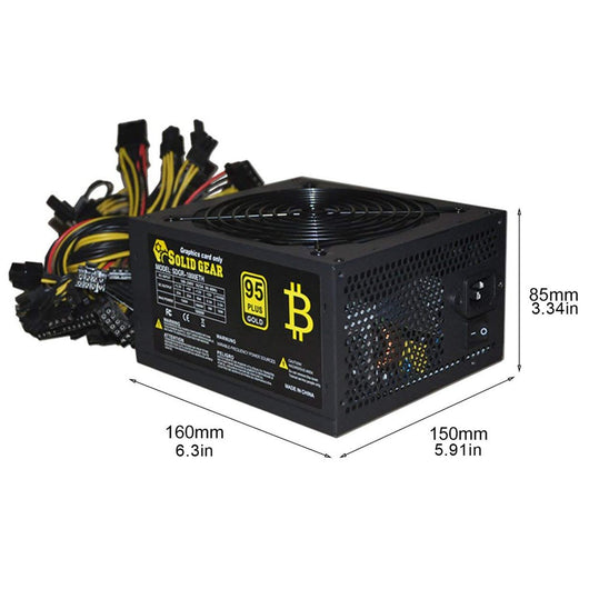 Fuente de Poder 2000W Multi-Canal Silenciosa para Minería y Gaming - Image 11