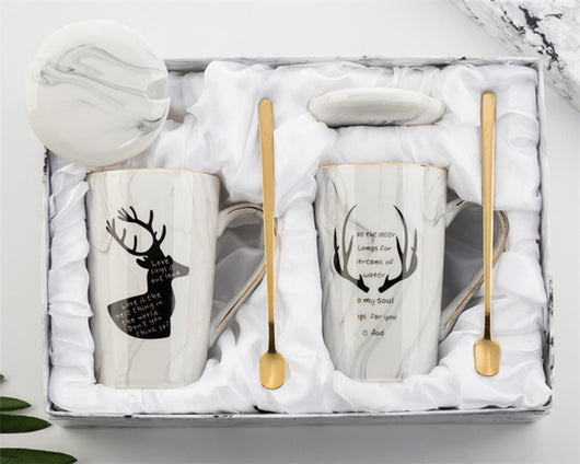 Taza Térmica de Cerámica con Tapa y Cuchara - Image 10