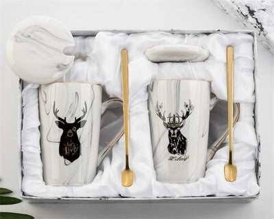 Taza Térmica de Cerámica con Tapa y Cuchara - Image 11