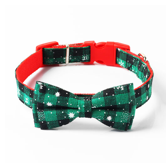 Cuello Navideño Rojo con Lazo y Copo de Nieve - Image 10