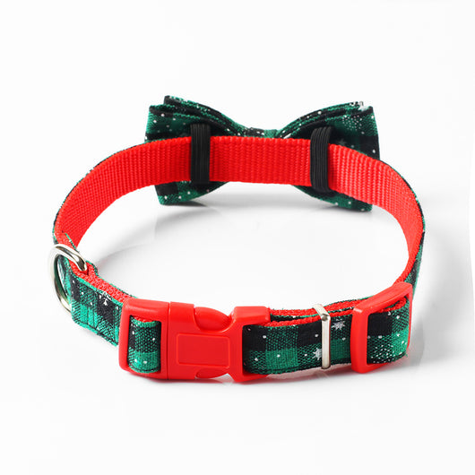 Cuello Navideño Rojo con Lazo y Copo de Nieve - Image 11