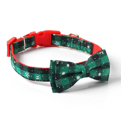 Cuello Navideño Rojo con Lazo y Copo de Nieve - Image 13