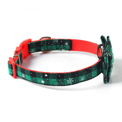 Cuello Navideño Rojo con Lazo y Copo de Nieve - Image 14