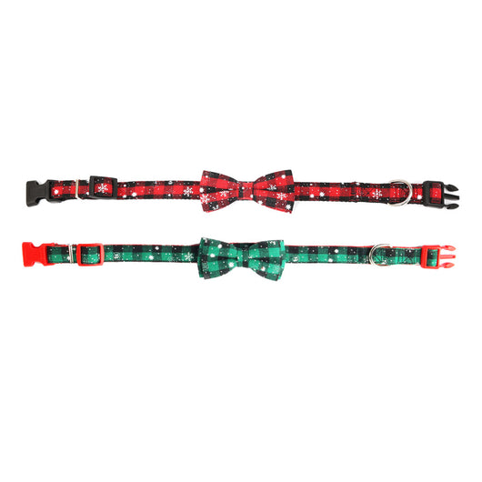 Cuello Navideño Rojo con Lazo y Copo de Nieve - Image 15