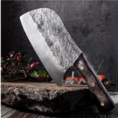 Cuchillo de Chef Profesional con Mango de Madera - Image 6