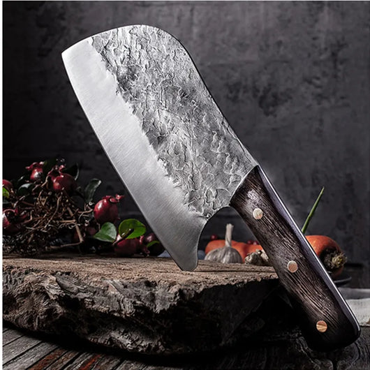 Cuchillo de Chef Profesional con Mango de Madera - Image 6