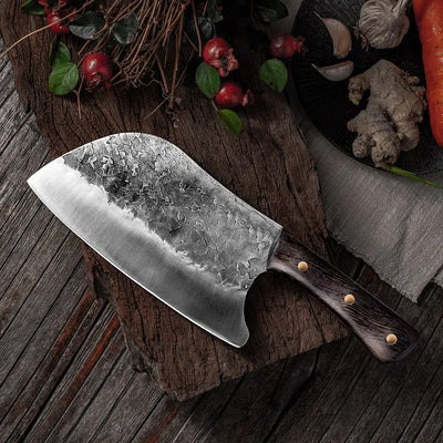 Cuchillo de Chef Profesional con Mango de Madera - Image 7