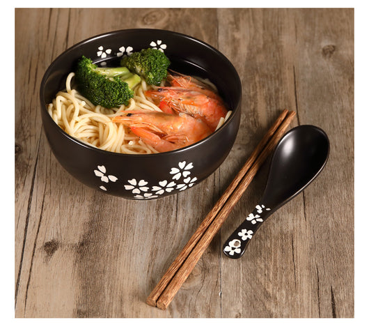 Tazón de Cerámica para Fideos y Arroz con Tapa Estilo Japonés - Image 19