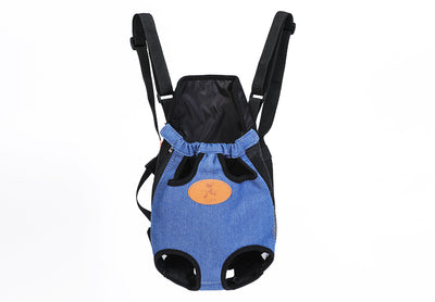 Beige quilted pet carrier backpack with black adjustable straps, featuring leg and tail openings for small cats or dogs. - Image 16