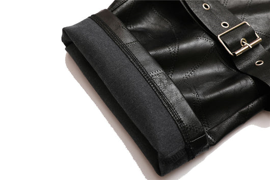 Pantalones de Cuero PU Diseño Punk para Hombre - Image 21