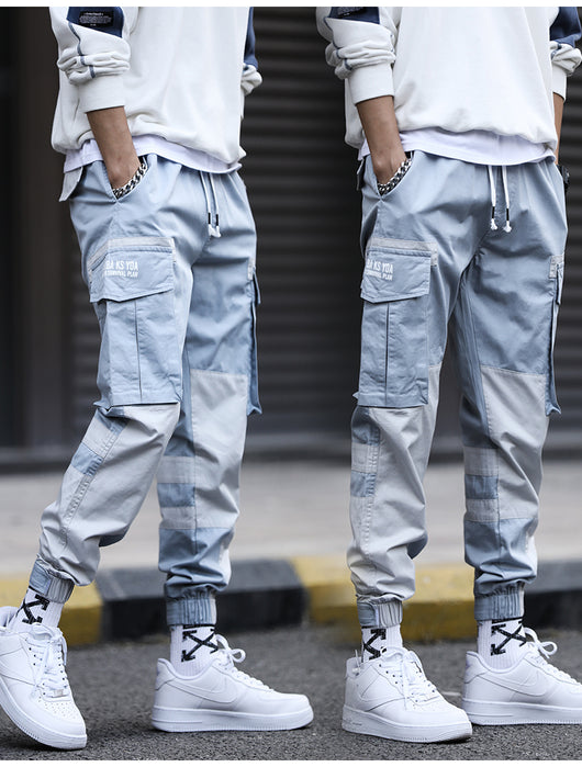 Pantalón Overol Suelto Hombre Primavera Verano Ligero Trendy Tide - Image 11