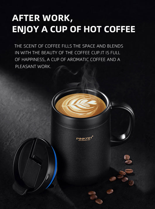 Taza de Acero Inoxidable 304 con Letras Personalizadas y Asa - Image 14