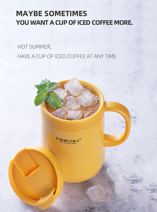 Taza de Acero Inoxidable 304 con Letras Personalizadas y Asa - Image 15