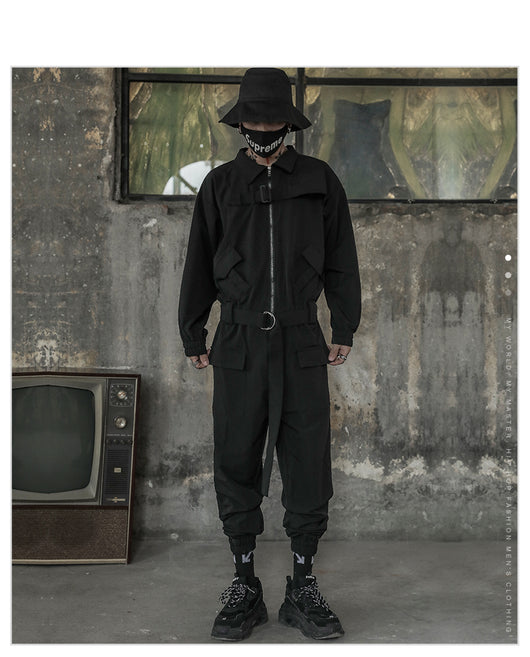 Overol Casual Retro Japonés para Hombre - Image 17