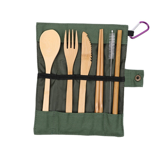 Juego de Cubiertos Portátil 7 Piezas para Viajes y Campismo - Image 5