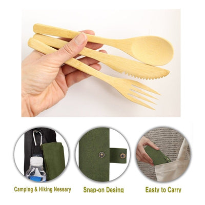Juego de Cubiertos Portátil 7 Piezas para Viajes y Campismo - Image 8