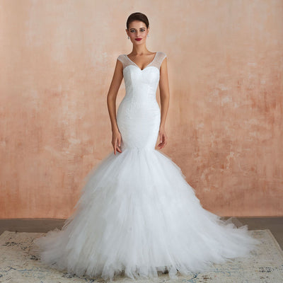 Vestido de Novia Cola de Sirena con Espalda Descubierta y Personalización - Image 7