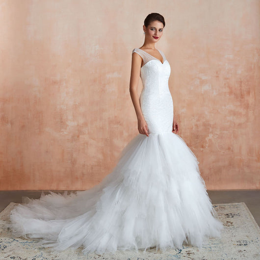 Vestido de Novia Cola de Sirena con Espalda Descubierta y Personalización - Image 9