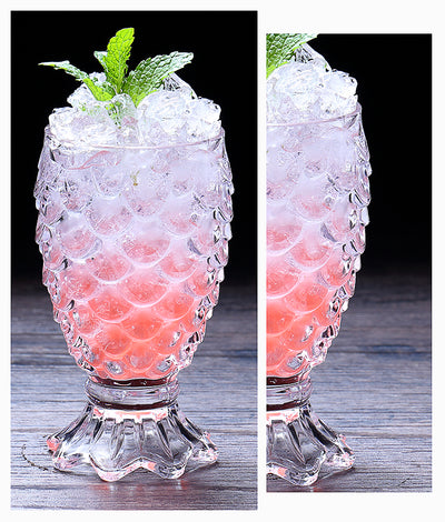 Vaso de Sirena de Vidrio Transparente para Jugos y Bebidas - Image 12