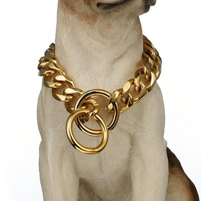 Collar de Cadena P en Acero Inoxidable para Perros - Image 7