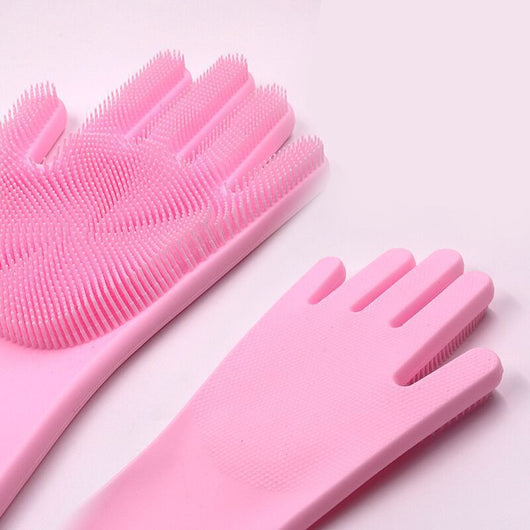 Guantes de Limpieza Resistentes al Calor con Cepillo de Silicona - Image 37
