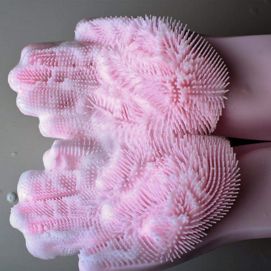 Guantes de Limpieza Resistentes al Calor con Cepillo de Silicona - Image 38