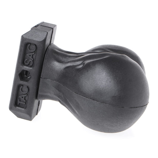 Black water bomb toy grip with a unique, anatomical shape and a rail mount for toy guns. - Image 7