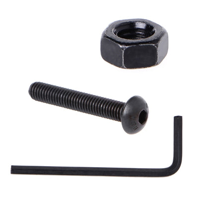 Black water bomb toy grip with a unique, anatomical shape and a rail mount for toy guns. - Image 9