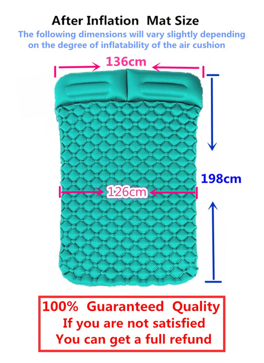 Colchón Inflable Doble para Camping y Playa - Cómodo Descanso al Aire Libre - Image 38