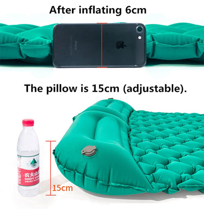 Colchón Inflable Doble para Camping y Playa - Cómodo Descanso al Aire Libre - Image 39