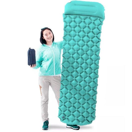 Colchón Inflable Doble para Camping y Playa - Cómodo Descanso al Aire Libre - Image 48