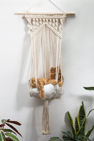Nido Tejido de Algodón para Mascotas - Cama Cómoda para Gatos y Perros - Image 41