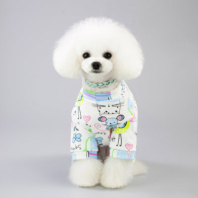 Pijama a Rayas para Perros Estilo Motociclista - Image 6