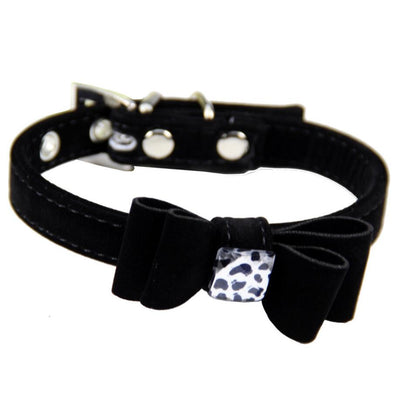 Collar para Perro con Moño de Tela Flocked - Image 4
