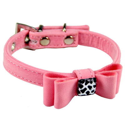 Collar para Perro con Moño de Tela Flocked - Image 5