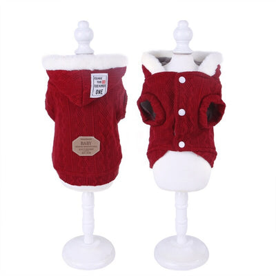 Suéter Cálido con Capucha para Mascotas - Invierno y Otoño - Image 20