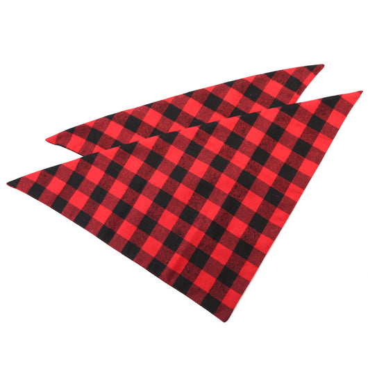 Pañuelo Triangular Cuadros para Perro - Babero Absorbente y Accesorio de Moda - Image 10