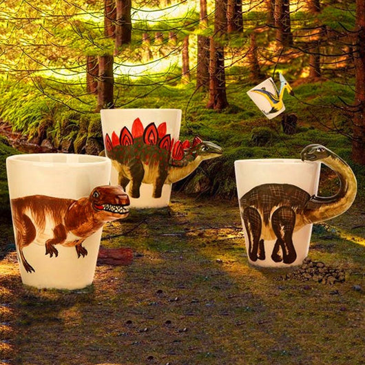 Taza de Cerámica 3D con Dinosaurio Pintado a Mano - Taza Artesanal para Café - Image 8