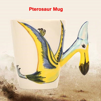 Taza de Cerámica 3D con Dinosaurio Pintado a Mano - Taza Artesanal para Café - Image 10