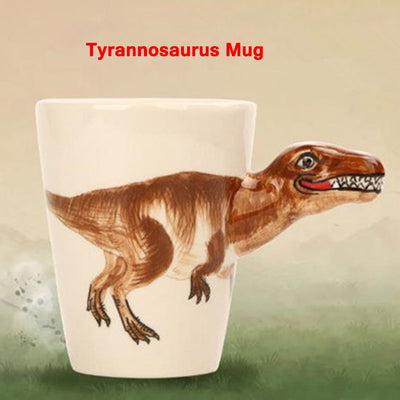 Taza de Cerámica 3D con Dinosaurio Pintado a Mano - Taza Artesanal para Café - Image 11