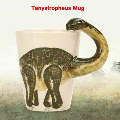 Taza de Cerámica 3D con Dinosaurio Pintado a Mano - Taza Artesanal para Café - Image 12