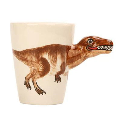 Taza de Cerámica 3D con Dinosaurio Pintado a Mano - Taza Artesanal para Café - Image 13