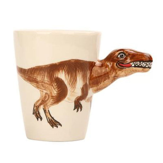 Taza de Cerámica 3D con Dinosaurio Pintado a Mano - Taza Artesanal para Café - Image 13